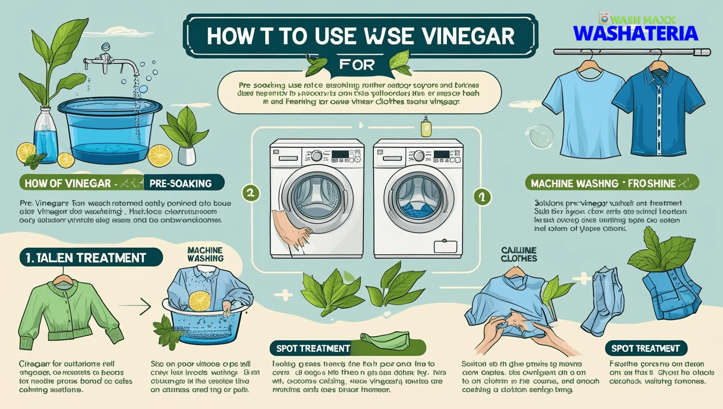 How to Use Vinegar for Cleaning and Freshening | WashMaxx Washateria